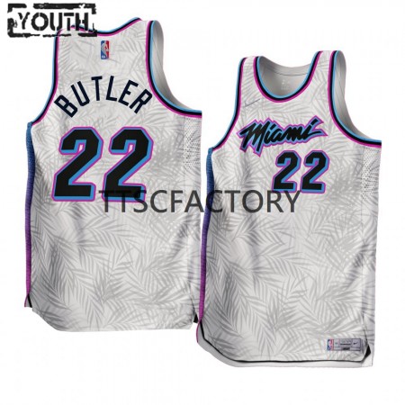 Dres Miami Heat Jimmy Butler 22 Nike 2022-23 Earned Edition Bijela Swingman - Dječji Dres Miami Heat Jimmy Butler 22 Nike 2022-23 Earned Edition Bijela Swingman - Dječji